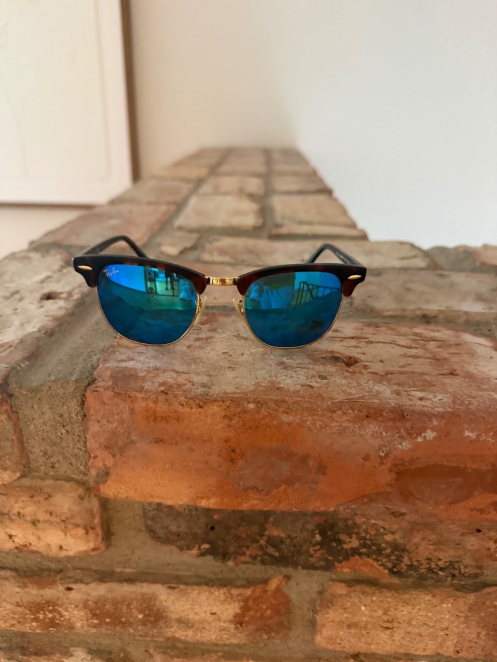 Ray Bans Sunglasses Blue Lens